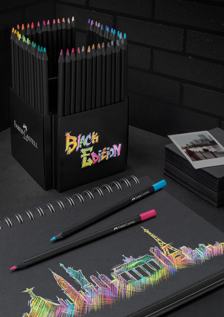 Crayons de couleur Black Edition Skin Tones Faber Castell  Le Géant des  Beaux-Arts - N°1 de la vente en ligne de matériels pour Artistes