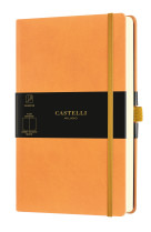 Carnet aquarela grand format uni clementine