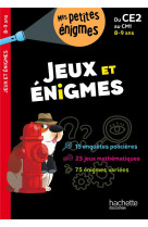 Jeux et énigmes - du ce2 au  cm1 - cahier de vacances 2024