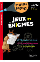 Jeux et énigmes - du cm2 à la 6e - cahier de vacances 2024