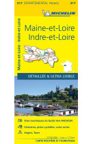 Carte departementale 317 indre-et-loire, ma ine-et-loire