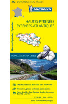 Carte departementale 342 hte pyr/pyr atlant iques