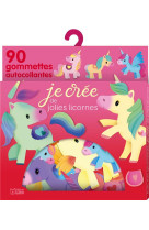 Je cree de jolies licornes 90 gommettes autocollantes