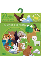 Les animaux de la montagne 50 grandes gommettes autocollantes