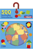 Sachet 500 gommettes autocollantes maternelle