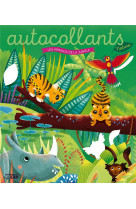 Autocollants nature les animaux de la jungl