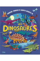 Cherche trouve compte jusqu-a 10 les dinosaures