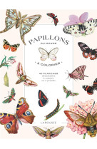 Papillons du jardin a colorier