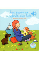 Mes premières comptines avec bébé - livre sonore avec 6 puces - dès 1 an