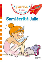 Sami ecrit a julie cp niveau 1