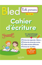 Bled cahier d-ecriture des 5 ans