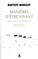 Manières d'être vivant