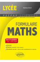 Formulaire lycee - maths - les 3 annees en 1 clin d-oeil