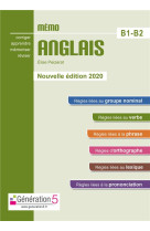 Memo anglais b1-b2 lycee edition 2020