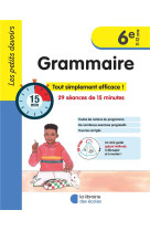 Les petits devoirs - grammaire 6e