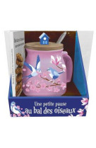 Coffret - mug une petite pause au bal des oiseaux - boite et accessoire