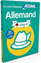 Cahier exercices allemand 4e