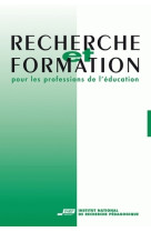 Recherche et formation, n  035/2000. formes et dispositifs de la prof essionnalisation