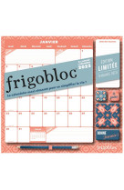 Frigobloc mensuel 2023 deco corail (de janv. a dec. 2023) - edition limitee - calendrier d-organisat