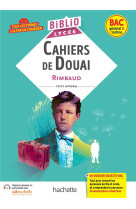 Bibliolycée - cahiers de douai (rimbaud) - bac 2025