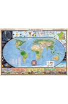 Carte universelle sous tube plastique (100 cm x 68 cm)