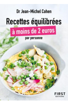 Petit livre - recette equilibrees a moins de 2 euros