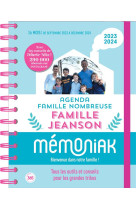 Agenda familial famille nombreuse memoniak 2024 avec amandine pellissard