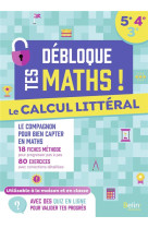 Debloque tes maths - le calcul litteral (5e-4e-3e)