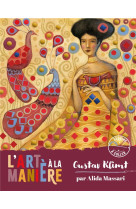 L-art a la maniere de gustav klimt - sequins a coller