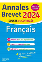 Annales brevet 2024 - français