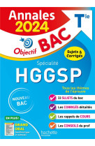 Annales objectif bac 2024 - spécialité hggsp