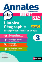 Annales brevet histoire geo emc 2024