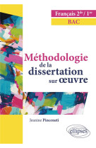 Methodologie de la dissertation sur oeuvre 2de/1re