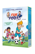 Coffret bibliothèque 1 - fan de foot - tomes 1 à 3