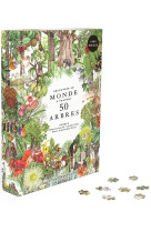 Le tour du monde a travers 50 arbres - puzzle 1000 pieces