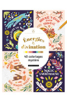 énergies & divination : 40 coloriages mystère