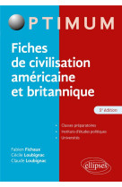 Fiches de civilisation americaine et britannique