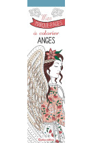 Mes marque-pages a colorier : anges