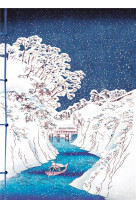 Carnet hazan la  neige dans l-estampe japonaise 18 x 26 cm (papeterie)