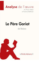 Analyse le pere goriot d honore de balzac a iad