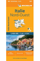 Carte régionale italie nord-ouest