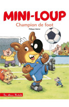 Mini loup champion de foot