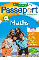 Passeport maths de la 4e a la 3e