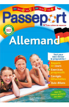 Passeport - allemand - de la 6e à la 5e - cahier de vacances 2024