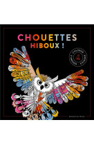 Black coloriage chouettes hiboux - np