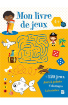 Mon livre de jeux - 4+ (jaune)