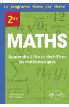 Maths le programme theme par theme 2de