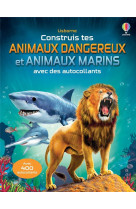 Construis tes animaux dangereux et tes animaux marins avec des autocollants - dès 5 ans