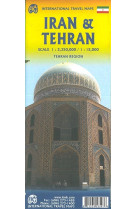 Iran and teheran 1:2 350 000