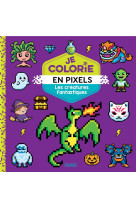 Je colorie en pixels - creatures fantastiques